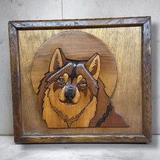 Vintage wooden wolf for sale  Rule