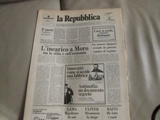 Giornale storico repubblica usato  Italia