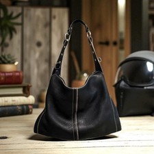 Bolsa de ombro vintage Kenneth Cole couro pebbled genuíno preta Y2K comprar usado Bolsa de ombro vintage Kenneth Cole couro pebbled genuíno preta Y2K comprar usado  Enviando para Brazil