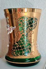 Ziervase grün 24k gebraucht kaufen  Berlin
