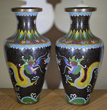 Pair large cloisonne for sale  Groveland