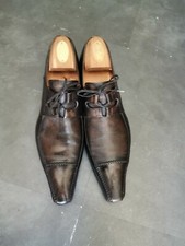 Derbies cuir gris d'occasion  Herblay
