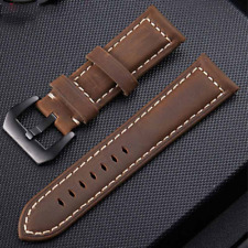 Pulseira de relógio masculina de couro genuíno escova de alta qualidade 20/22/24/26 mm universal comprar usado  Enviando para Brazil