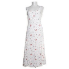 Mango, sukienka maxi, rozmiar: S, biała/wielokolorowa, poliester/wiskoza, damska #Jjz na sprzedaż Mango, sukienka maxi, rozmiar: S, biała/wielokolorowa, poliester/wiskoza, damska #Jjz na sprzedaż  PL