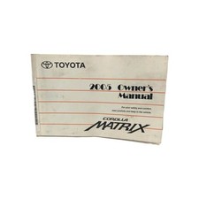 Toyota Corolla Matrix manual do proprietário 2005 comprar usado  Enviando para Brazil