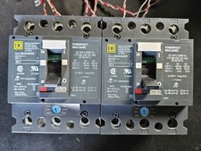 DISJUNTOR QUADRADO D 50 AMP POWERPACT 480 VAC 3 POLOS GJL36050M05 comprar usado  Enviando para Brazil