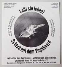 Werbe aufkleber sticker gebraucht kaufen  Leipzig