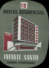 bh148 etichetta da bagaglio hotel residencial lisboa portugal comprar usado  Enviando para Brazil