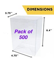 Lote de 500 Estojo Protetor Transparente Colecionável para Figuras de Vinil Funko Pop 4" Polegadas, usado comprar usado  Enviando para Brazil