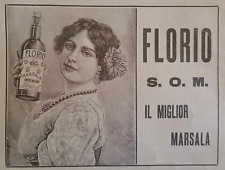 Pubblicità marsala florio usato  Crescentino