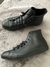 Converse black leather for sale  DONCASTER