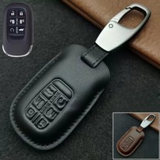 Capa de couro genuíno chave de carro para Honda Civic Accord Sport SI EX EXL Vezel, usado comprar usado  Enviando para Brazil