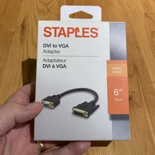 Adaptador DVI para VGA. Grampos. Selado 6 pol. BB1 comprar usado Adaptador DVI para VGA. Grampos. Selado 6 pol. BB1 comprar usado  Enviando para Brazil