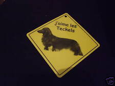 Pancarte aime teckels d'occasion  Troyes