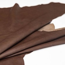 Dickleder dunkelbraun echtlede gebraucht kaufen  Hamburg
