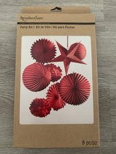 Kit de festa lembrança feriado decoração para todas as ocasiões vermelho conjunto de 8 comprar usado  Enviando para Brazil