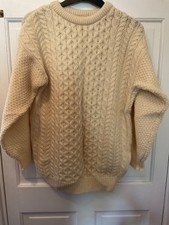 Vintage aran knit for sale  DAGENHAM