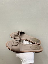 Usado, Mocassim liso Valentino Garavani logotipo V couro de bezerro mula bronzeado 36 UE 6 comprar usado  Enviando para Brazil