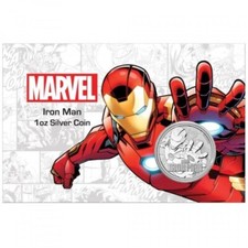 Marvel ironman silbermünze gebraucht kaufen  Wesel