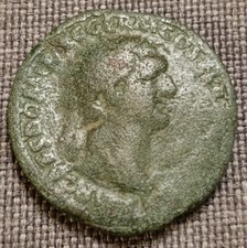 Dupondio imperatore domiziano usato  Roma