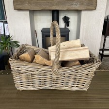 Log basket wicker for sale  WIRRAL