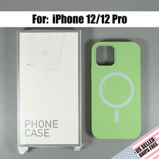 Usado, Capa projetada para iPhone 12/12 PRO: verde chá | Forro de microfibra | Magnética comprar usado  Enviando para Brazil