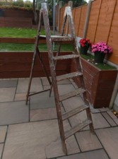 Wooden step ladder for sale  BLACKBURN