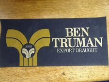 Ben truman export for sale  LONDON