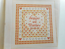 Stylish wedding sampler for sale  CHORLEY