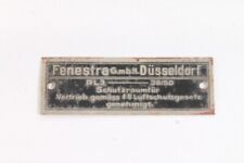 Altes typenschild bunker gebraucht kaufen  Pirna, Dohma, Struppen