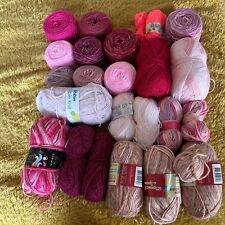 1700g pink yarn for sale  RUSHDEN