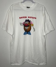 Usado, Antigo anos 90 Mr. Camiseta promocional masculina Potato Head Baked Potato Toy Story filme GG comprar usado  Enviando para Brazil