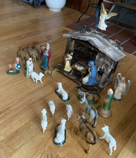 Vintage nativity set for sale  Geneva
