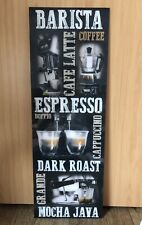 Glasbild kaffee 95cm gebraucht kaufen  Barby