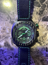 Usado, Invicta 48MM (RARO) Hydromax relógio de quartzo cronógrafo pulseira de náilon/couro comprar usado  Enviando para Brazil