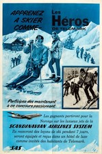 Ski posters heroes for sale  UK
