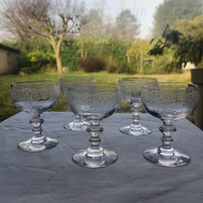 Verres liqueur gravés d'occasion  Saint-Macaire