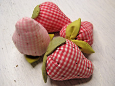 Erdbeeren baumwollstoff stoffe gebraucht kaufen  Osterode