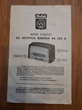 Mode emploi feuillet d'occasion  Vitry-le-François
