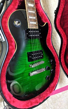 Barra de guitarra Epiphone Les Paul padrão modelo verde Sunburst com estojo rígido, usado comprar usado  Enviando para Brazil
