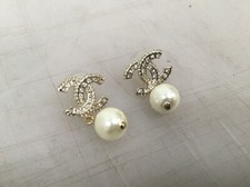 Chanel crystal earrings for sale  USA