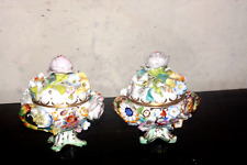 Antique pair porcelain for sale  LONDON