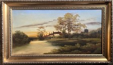 Vintage landscape oil for sale  ALCESTER
