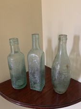 Vintage bottles.green glass for sale  ELY