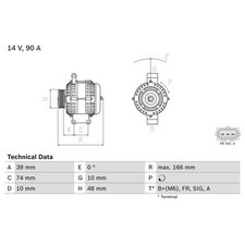 Bosch lichtmaschine ford gebraucht kaufen  Idar-Oberstein