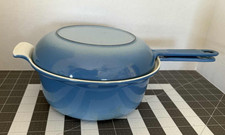 Panela/frigideira Robins azul ovo vintage Descoware of Belgium esmalte ferro fundido molho comprar usado  Enviando para Brazil
