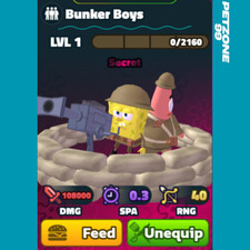 BUNKER BOYS - SPONGEBOB TOWER DEFENSE comprar usado  Enviando para Brazil