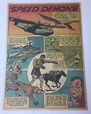 Página de desenho animado 1943 ~ Speed Demons ~ JOE LOUIS comprar usado  Enviando para Brazil
