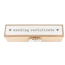 Wooden wedding certificate for sale  STEVENAGE