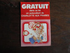 Autocollant sticker charlotte d'occasion  Châteaubriant